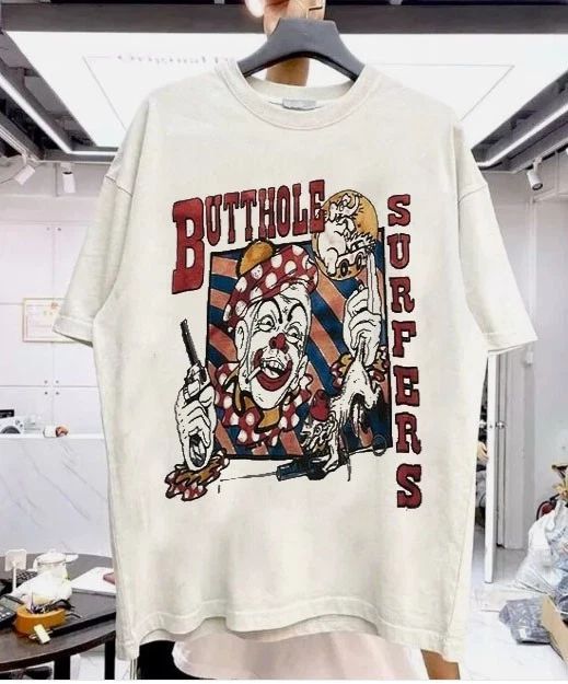 Butthole Surfers Band Tshirt Rare Design White Unisex Men Women S-5XL KH17735