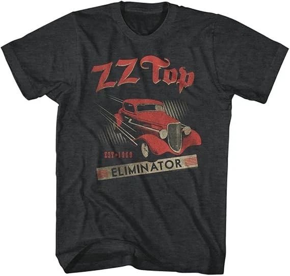 ZZ Top Rock Band Music Group Eliminator Album Est 1969 Adult T-Shirt CO05