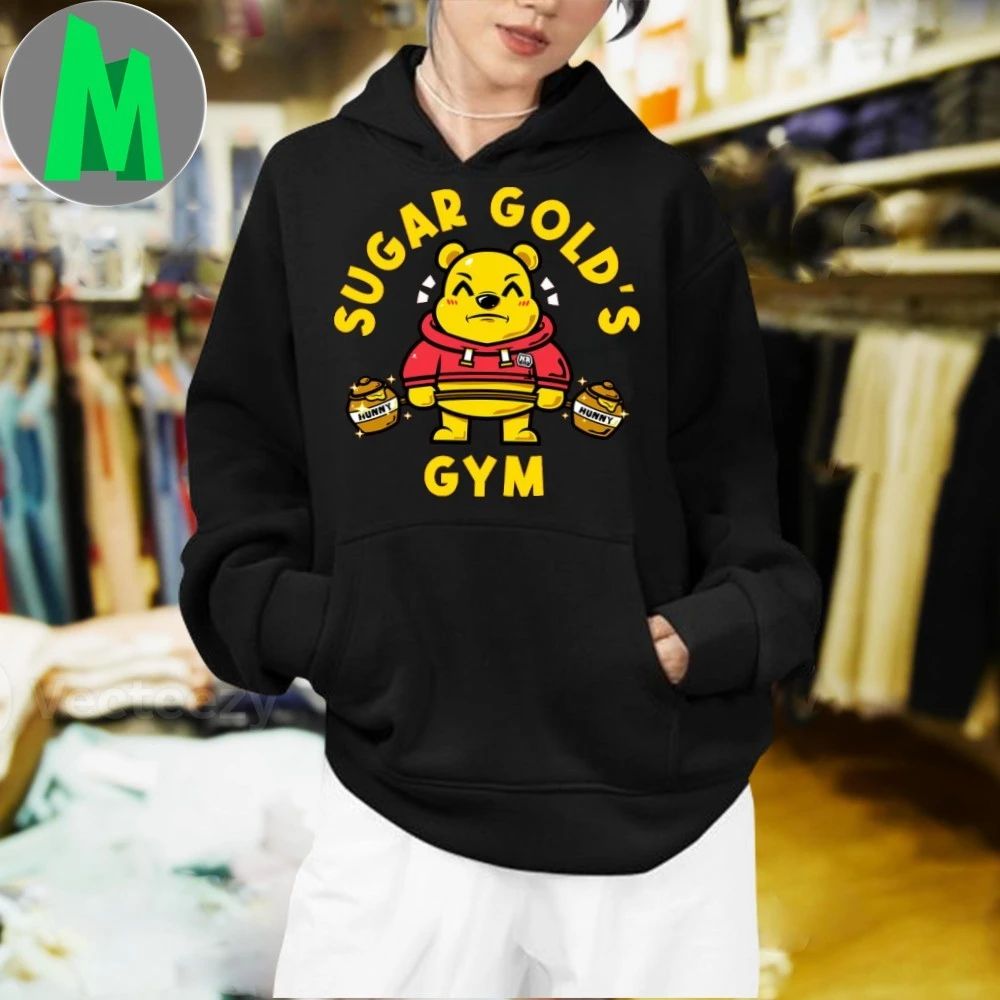 Sugar Gold’s Gym Bear Pooh Shirt