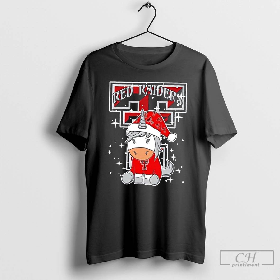 Premium Texas Tech Red Raiders Football X Unicorn Merry Christmas T Shirts