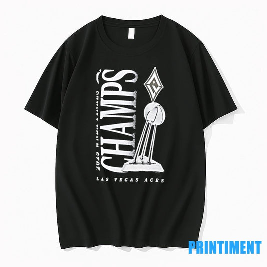 Las Vegas Aces 2025 Wnba Finals Champions Trophy Tshirts Sweater