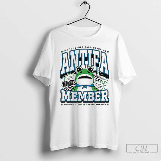 Classic Portland Frog Antifa Max Collegiate T Shirts