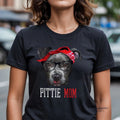 Pittie Mom Pitbull Dog Lovers T-Shirt Women Pittie Mama Dog Lover Tee Gift Item