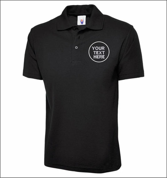 Personalised Embroidered Poloshirt Uneek UC101 Classic Workwear Polo Tee Shirts