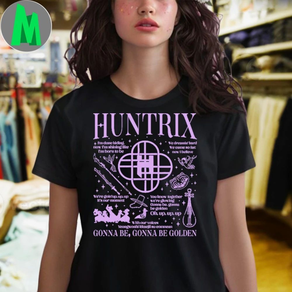 Huntrix girl band quotes shirt
