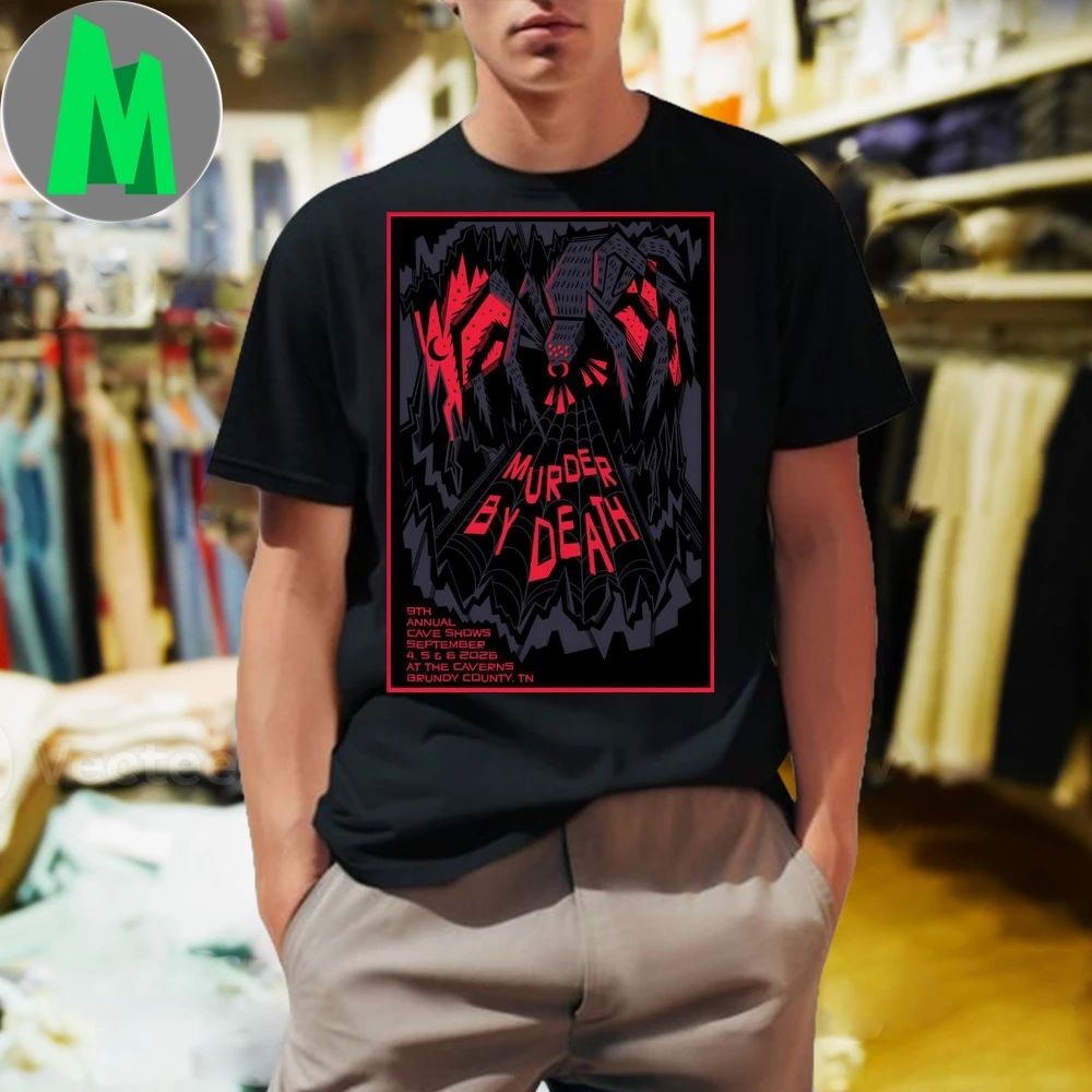 Murder By Death The Caverns Grundy County Tn Sept 4-6 2026 Poster Shirt