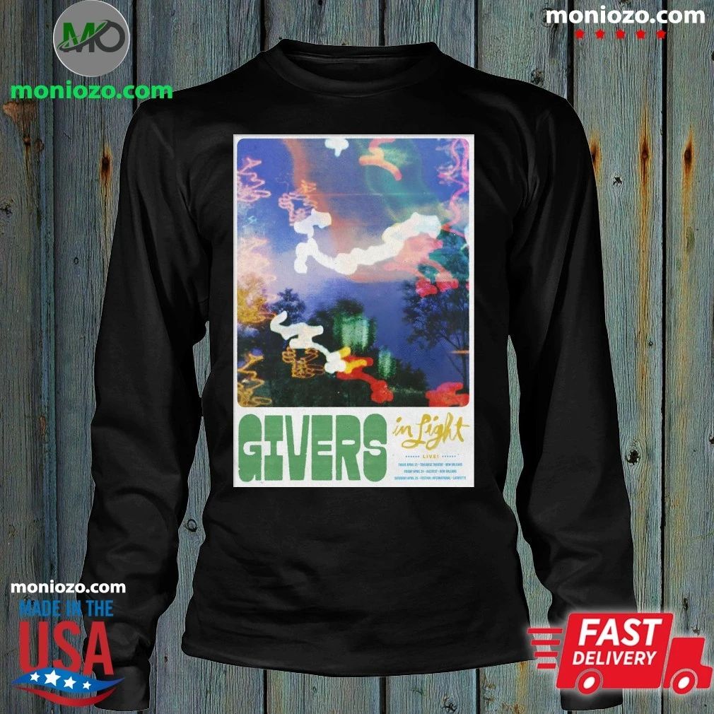 Original GIVERS Apr 23-25 2026 New Orleans LA And Lafayette CA Poster Shirt