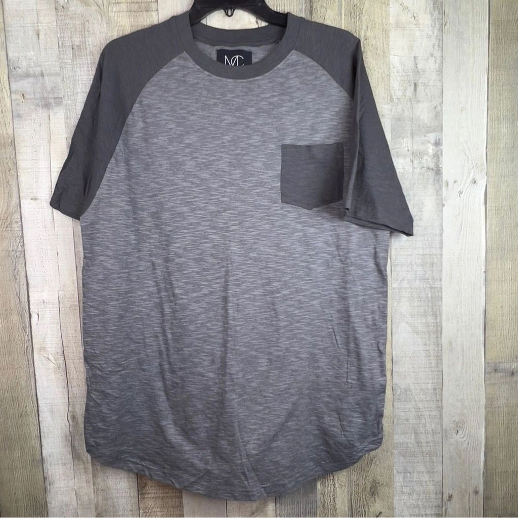 Modern Culture Size XL Gray Short Sleeve Crewneck 1 Pocket T-Shirt