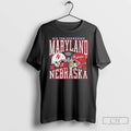 Premium Maryland Vs Nebraska 2025 Gameday Matchup Helmet T Shirts