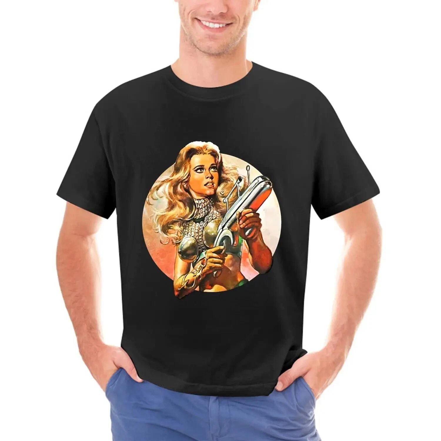 1970's Barbarella sci fi film Pygar The Great Tyrant T sHIRT
