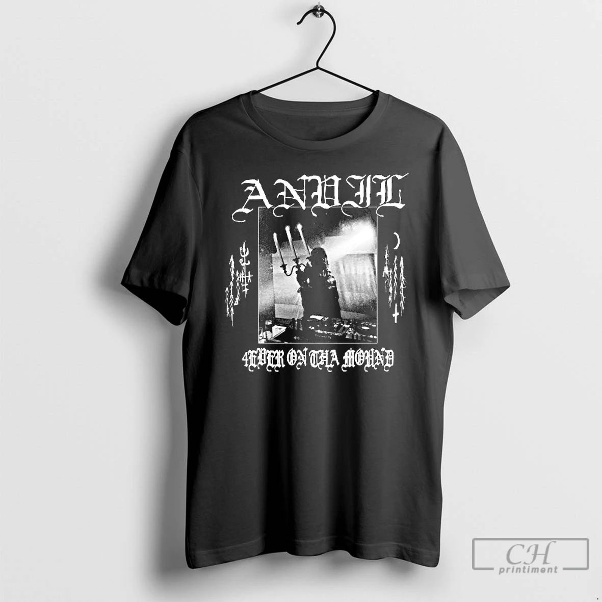 Classic Haunted Mound Anvil Deaths Wagon Long Sleve T Shirts