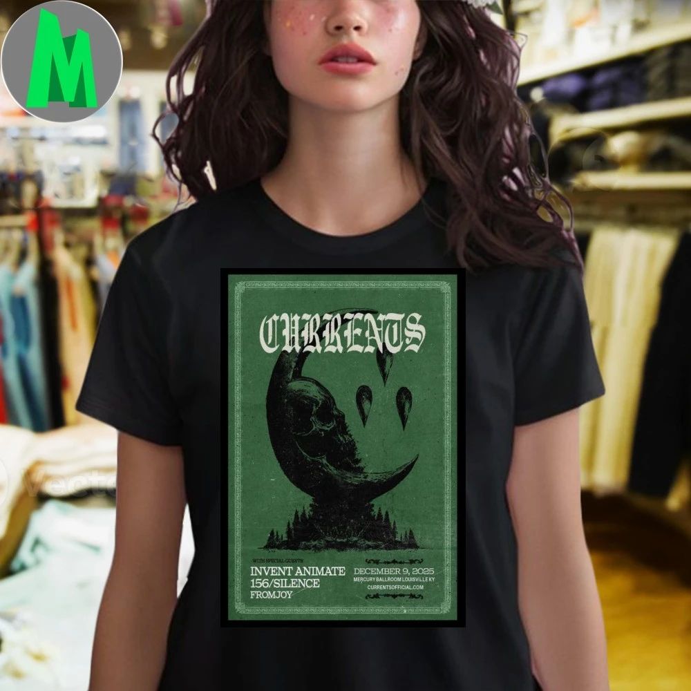 Currents December 9 2025 Mercury Ballroom, Louisville Poster Shirt