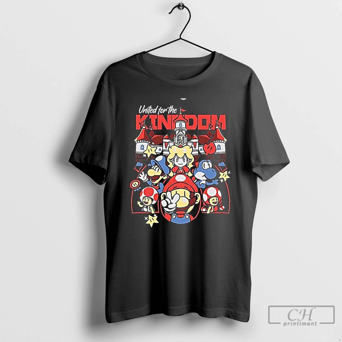 Premium United By The Kingdom Gaming Cartoon Graphic T Shirts