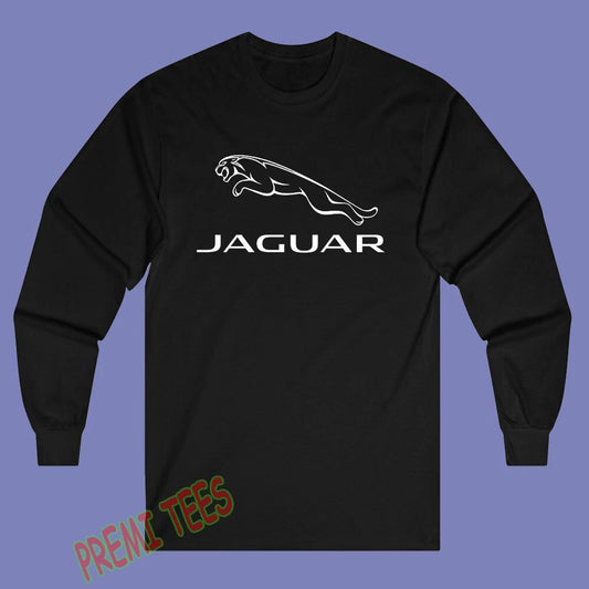 Jaguar Car Racing Automotive Men's Black Size S-3XL