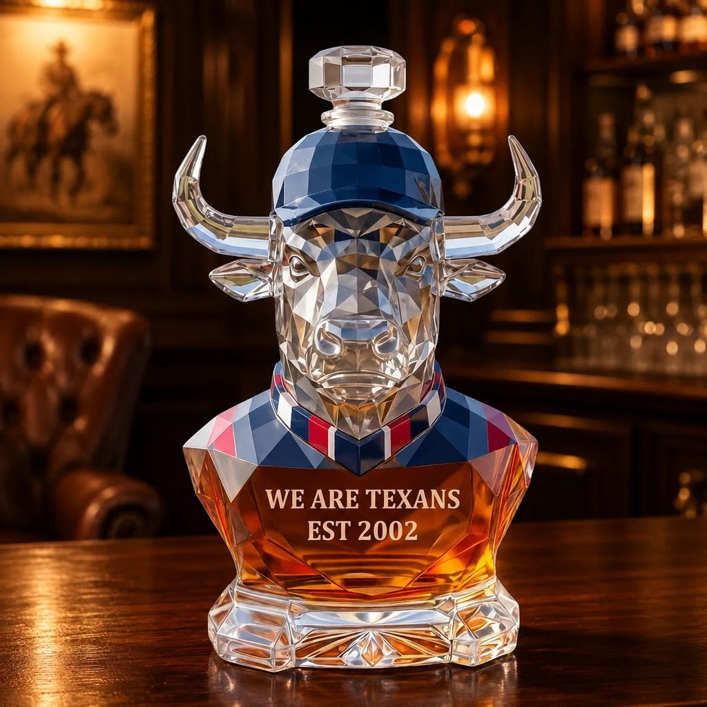 Houston Texans Bull We Are Texans Est 2002 Bull Bottle