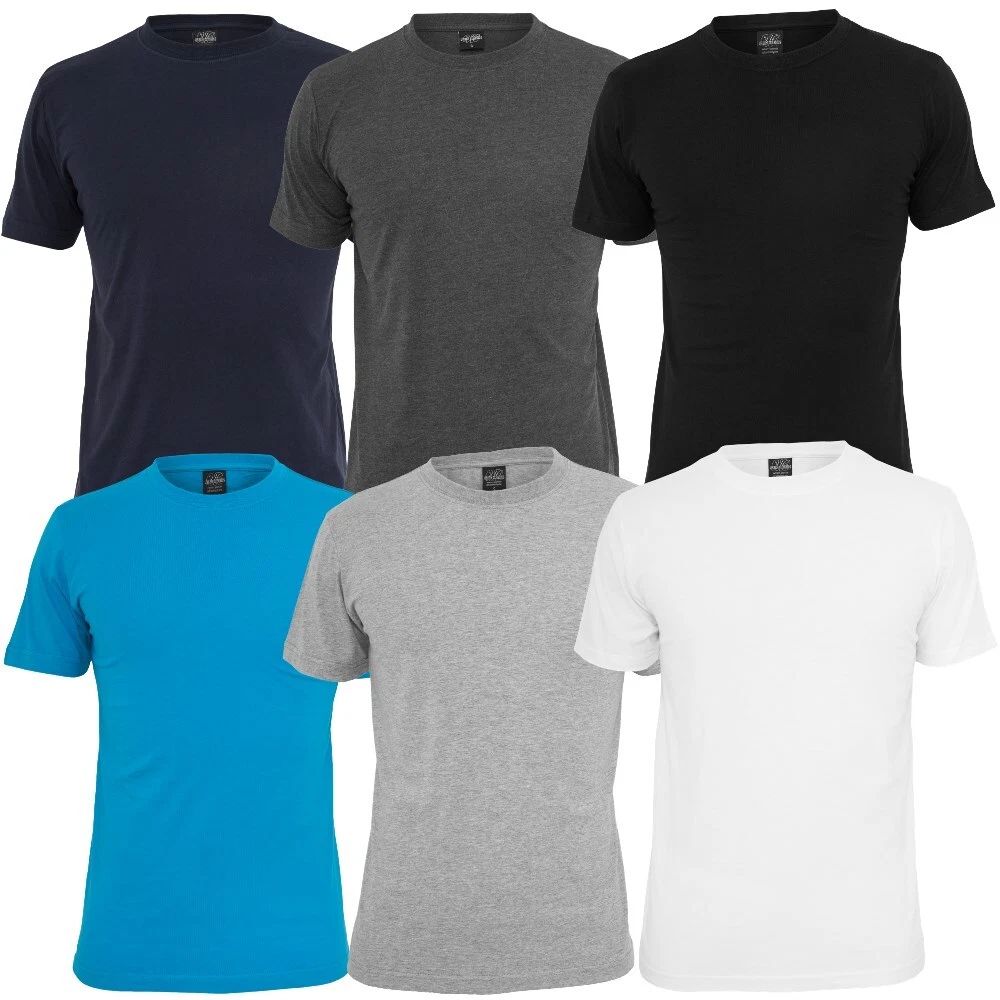 Urban Classics Basic Tee Blank T-Shirt High Quality Men Top Regular Fit