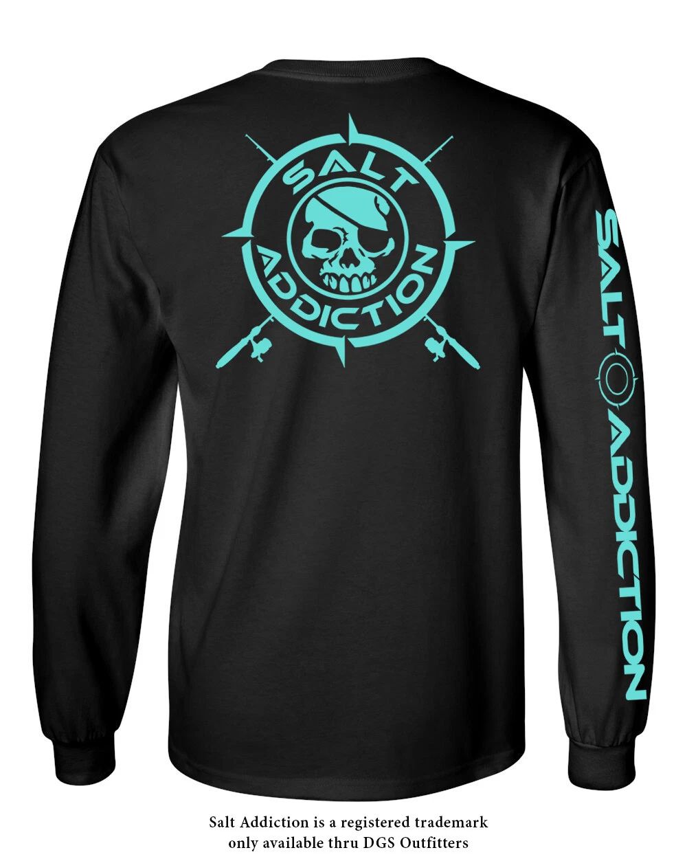 Salt Addiction t shirt long sleeve fishing apparel saltwater Offshore Nautical