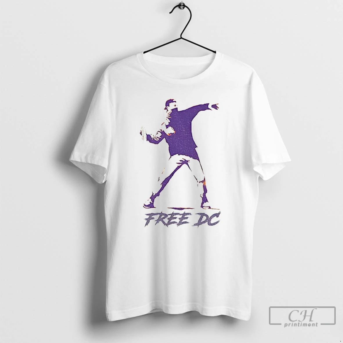 Premium Dc Sandwich Thrower Banksy Inspired Free Dc T Shirts