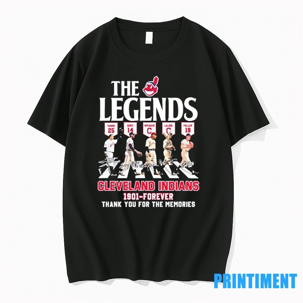 The Legends Cleveland Indians 1901 Forever Abbey Road Tshirts Sweater