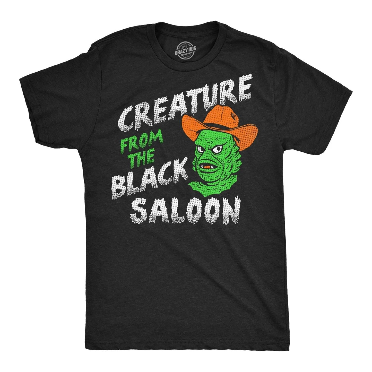 Mens Funny T Shirts Creature From The Black Saloon Sarcastic Book Graphic
