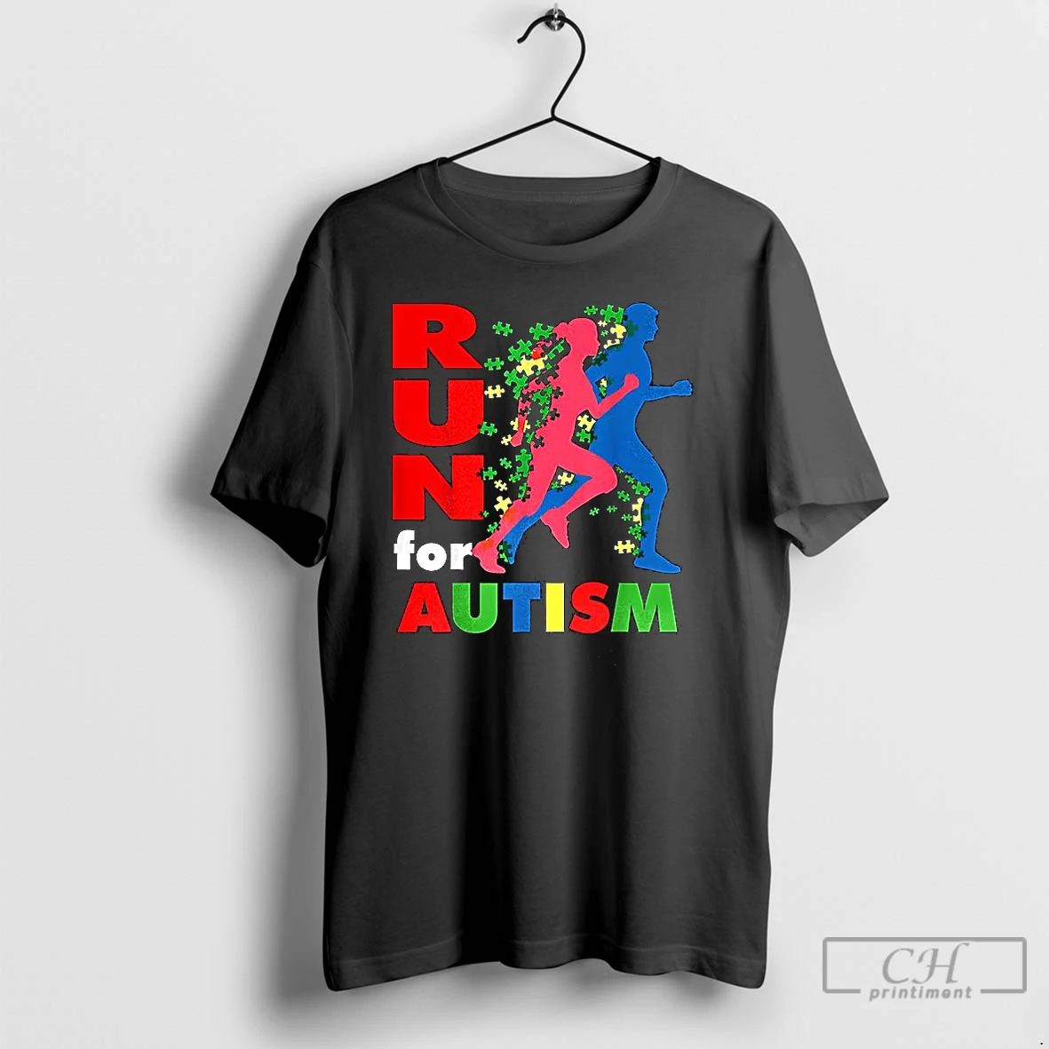 Classic Running For Autism T Shirts