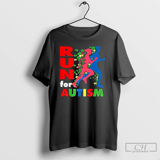 Classic Running For Autism T Shirts