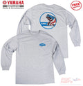 YAMAHA Men’s PRO Fishing Patriotic Bass Long Sleeve Tee T-Shirt CRP-18LBS-GY