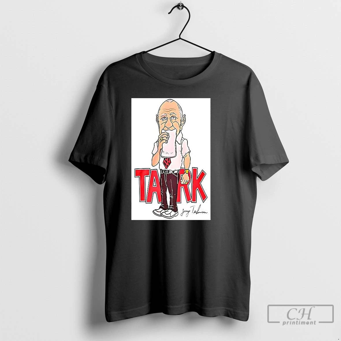 Classic Coach Jerry Tarkanian Unlv Runnin Rebels Shark Attack Signature T Shirts