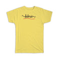 Gift T-Shirt : Bahrain Flag Colors Bahraini Travel Expat Country Minimalist