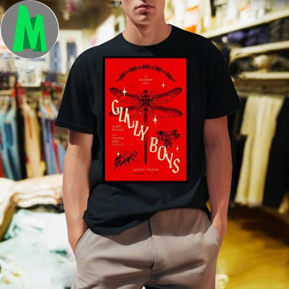 Tour 2025 Gully Boys Minneapolis, MN Poster Shirt