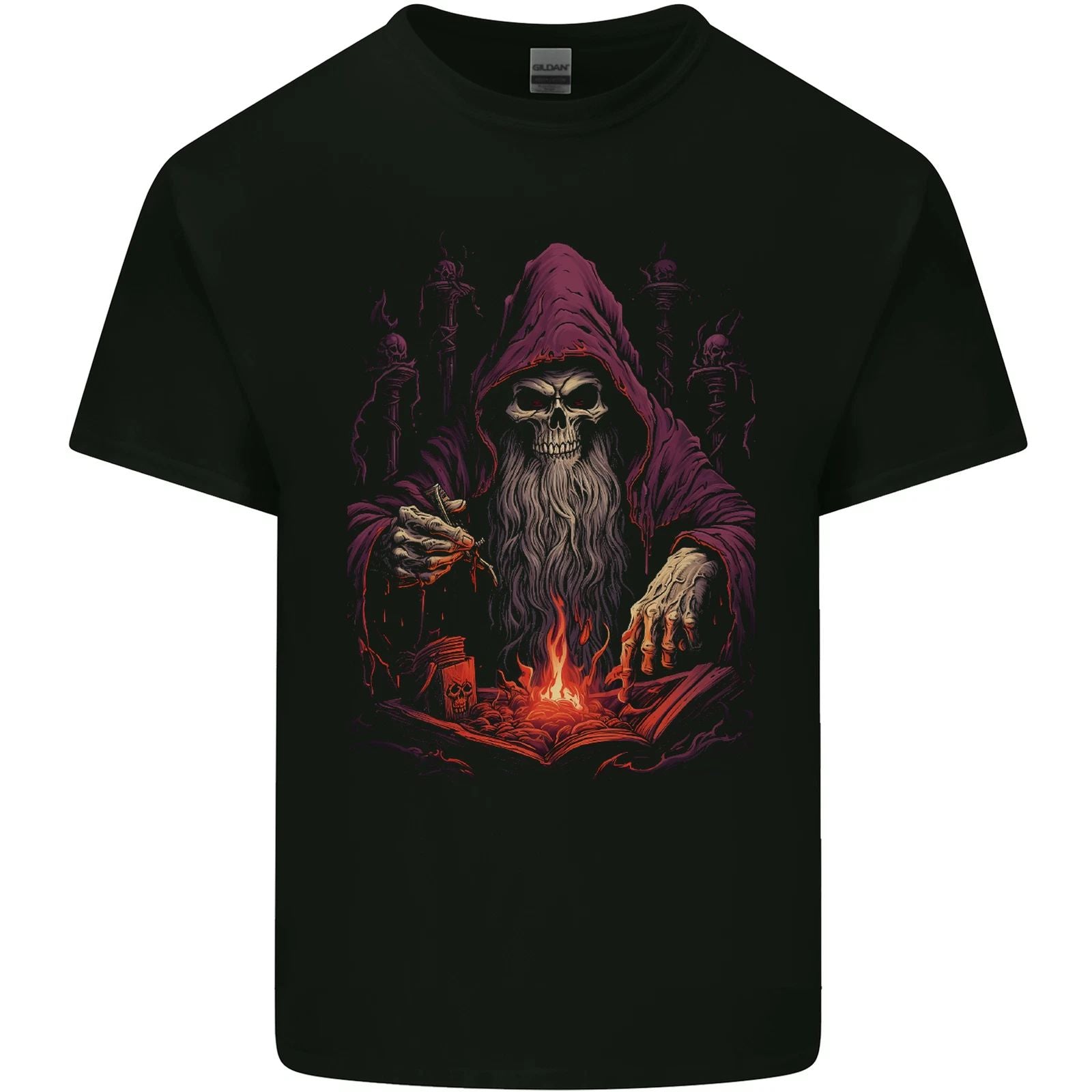 Fantasy Wizard Warlock 7 Mens Light Cotton T-Shirt