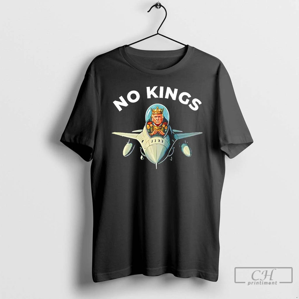 Classic No Kings In America King Trump Ai Jet T Shirts