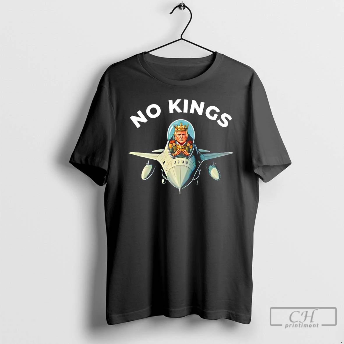 Classic No Kings In America King Trump Ai Jet T Shirts