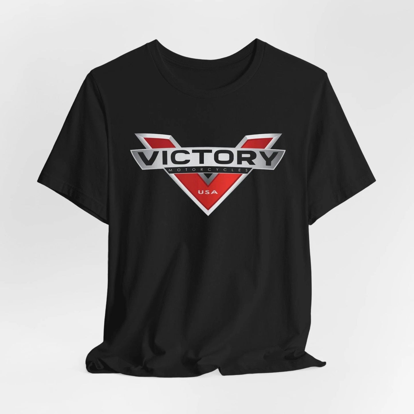 Victory Motorcycles Logo T-Shirt Unisex Limited Edition Biker Tee S–5XL