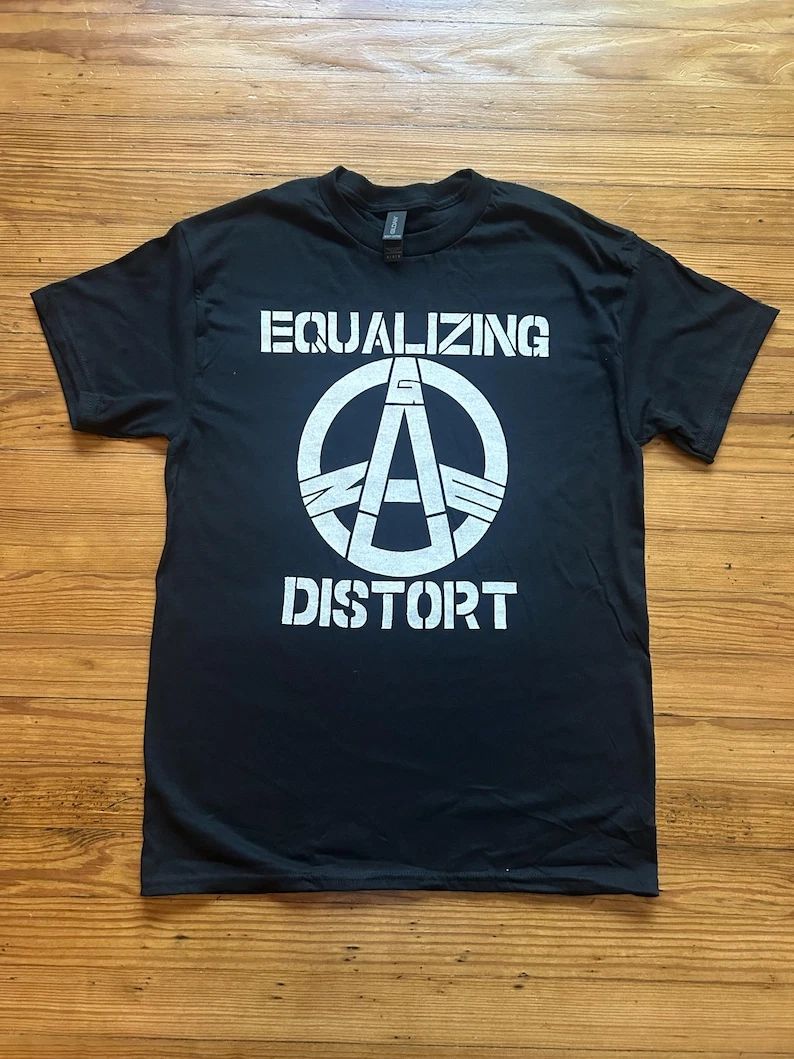 GAUZE Equalizing Distort 2 T-Shirt Japanese Hardcore Punk Band Merch Tee UK