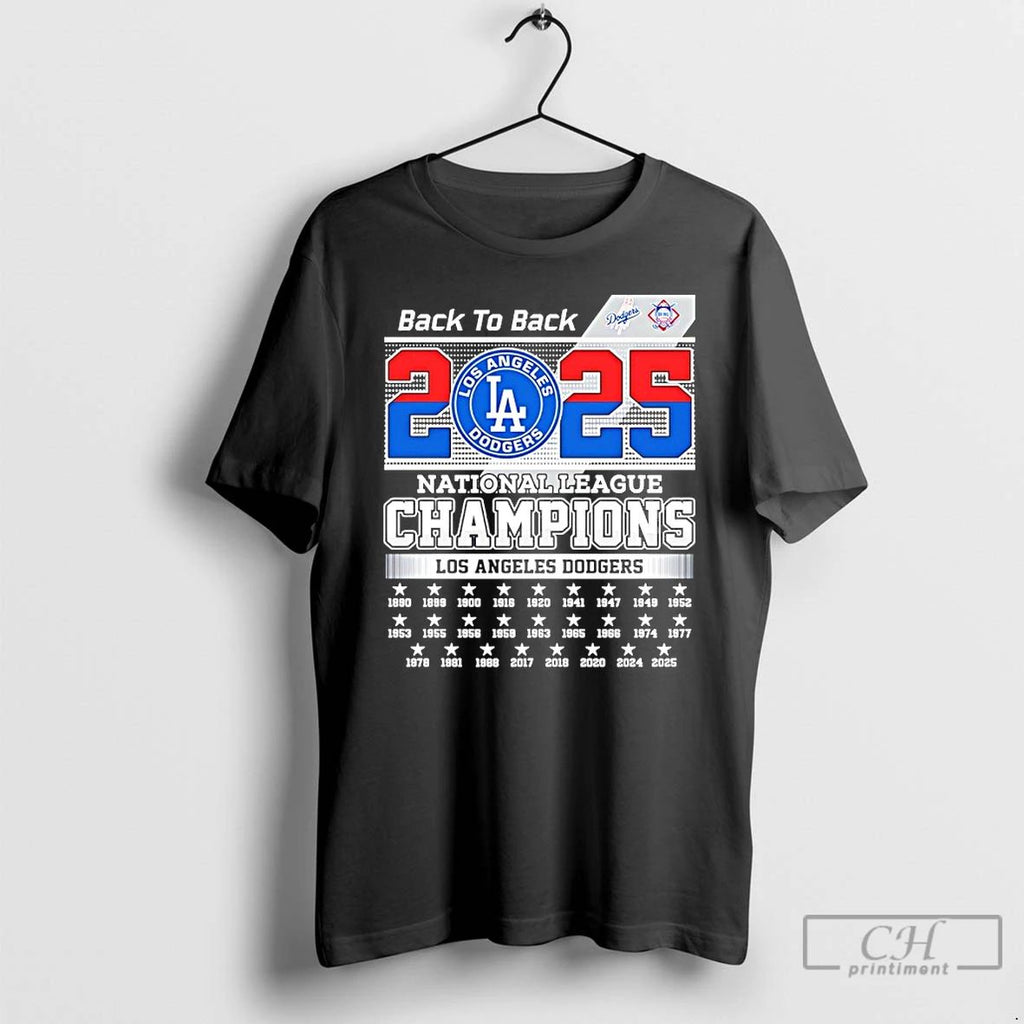 Classic La Dodgers 26 Time World Series Champions 2025 Back To Back T Shirts
