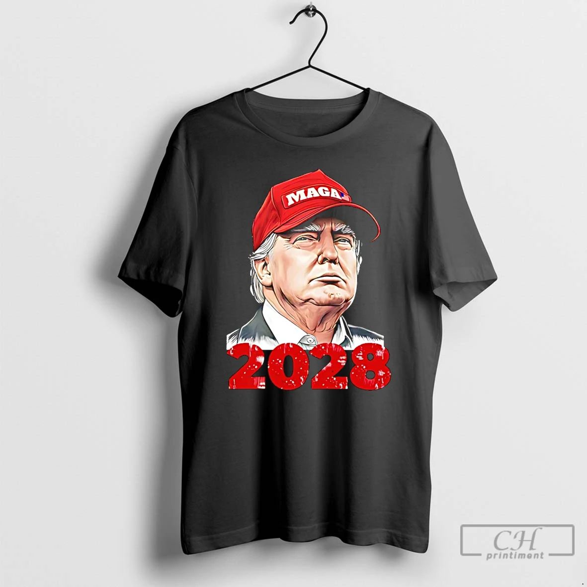 Premium Maga President Trump 2028 T Shirts
