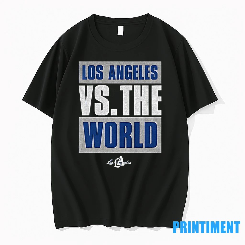 Los Angeles Vs The World Los Angeles Dodgers Mlb Tshirts Sweater