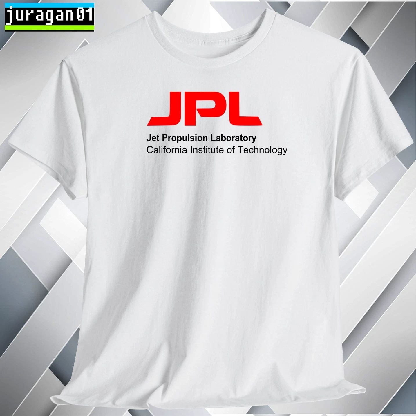 JPL Jet Propulsion Laboratory T-Shirt Black Navy White Grey Red Orange SizeS-5XL