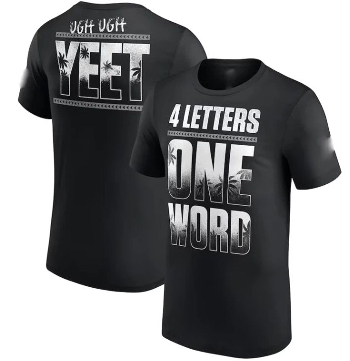 Jey Uso Four Letters, One Word S-5XL Gifts For Jey Uso Fan