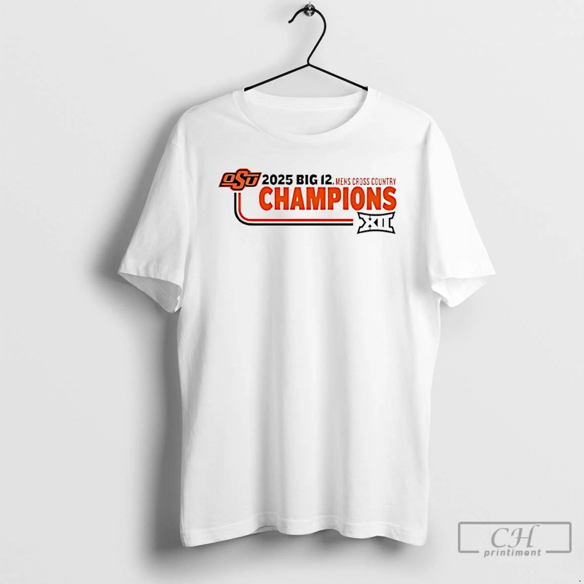 Classic Oklahoma State Cowboys 2025 Big 12 Mens Cross Country Champions T Shirts