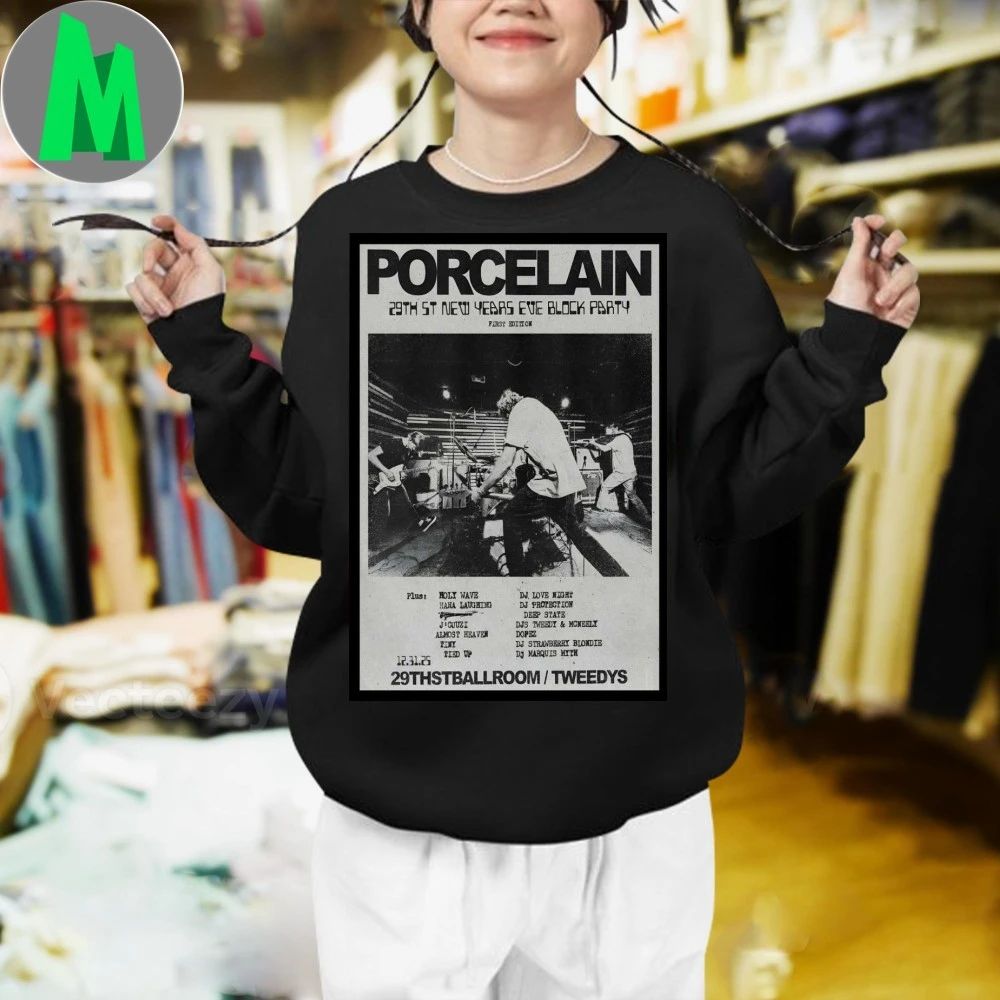 Porcelain NYE In Austin TX On Dec 31 2025 Poster Shirt