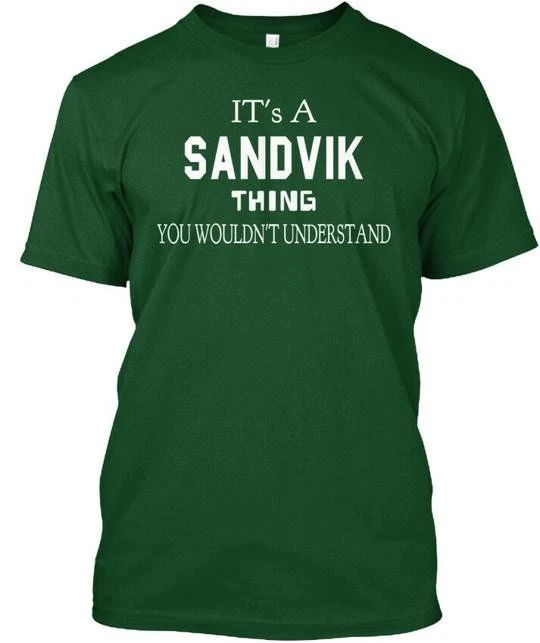 Sandvik Tee T-Shirt Made in the USA Size S to 5XL