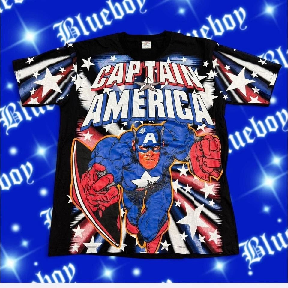 Street Couture Captain America Vintage Reprint