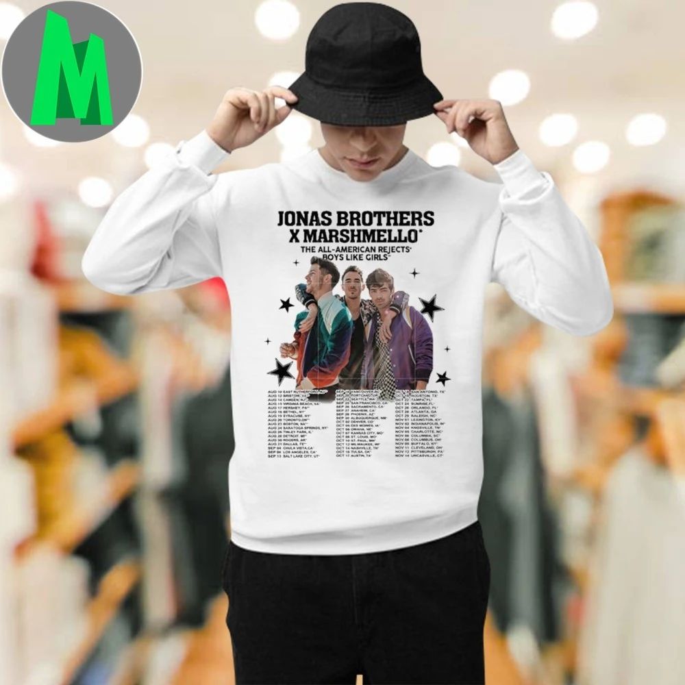 Jonas brothers x marshmello tour back Shirt