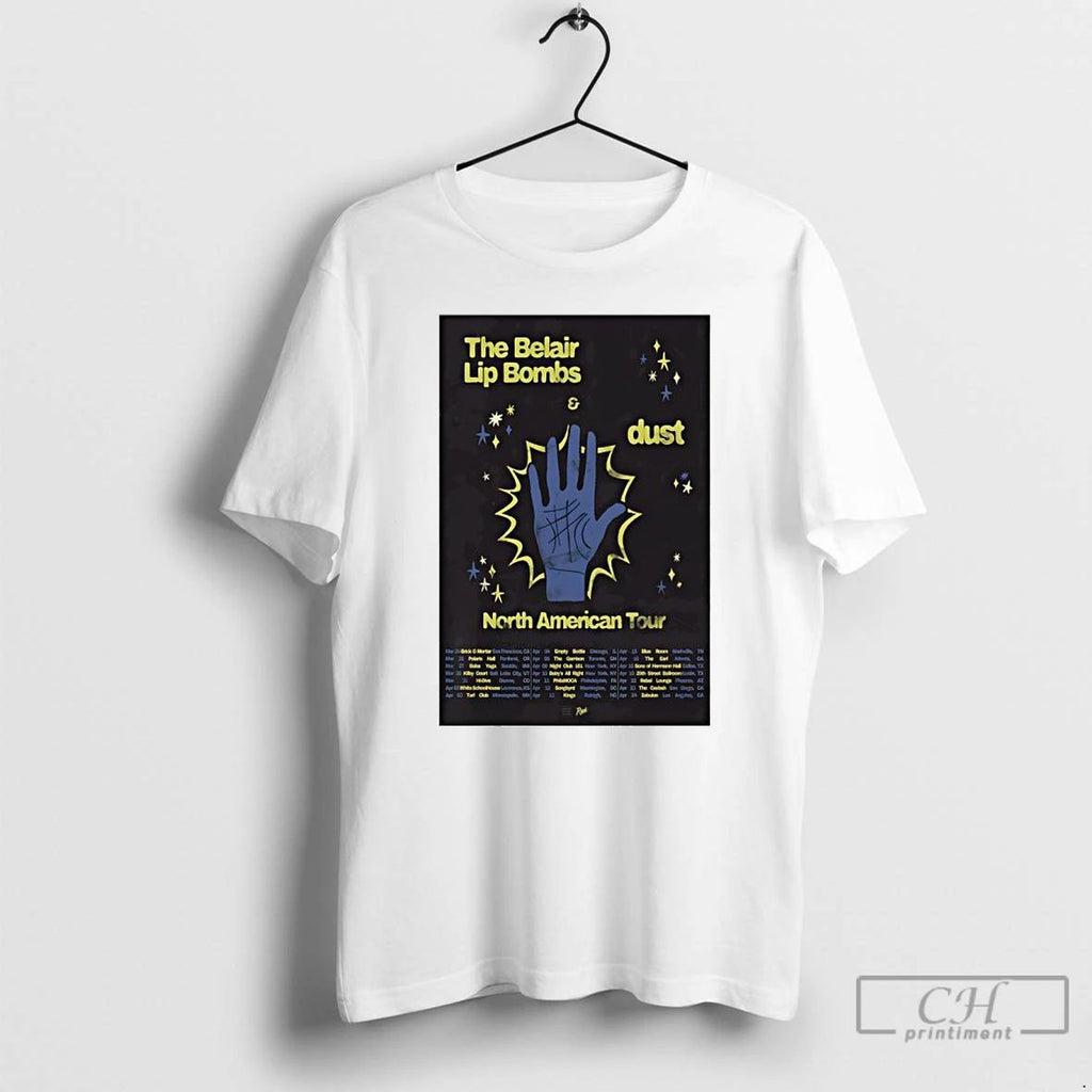 Premium The Belair Lip Bombs North American Tour 2025 Posters T Shirts