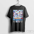 Classic Los Angeles Dodgers 24 25 World Series Champions Signatures T Shirts