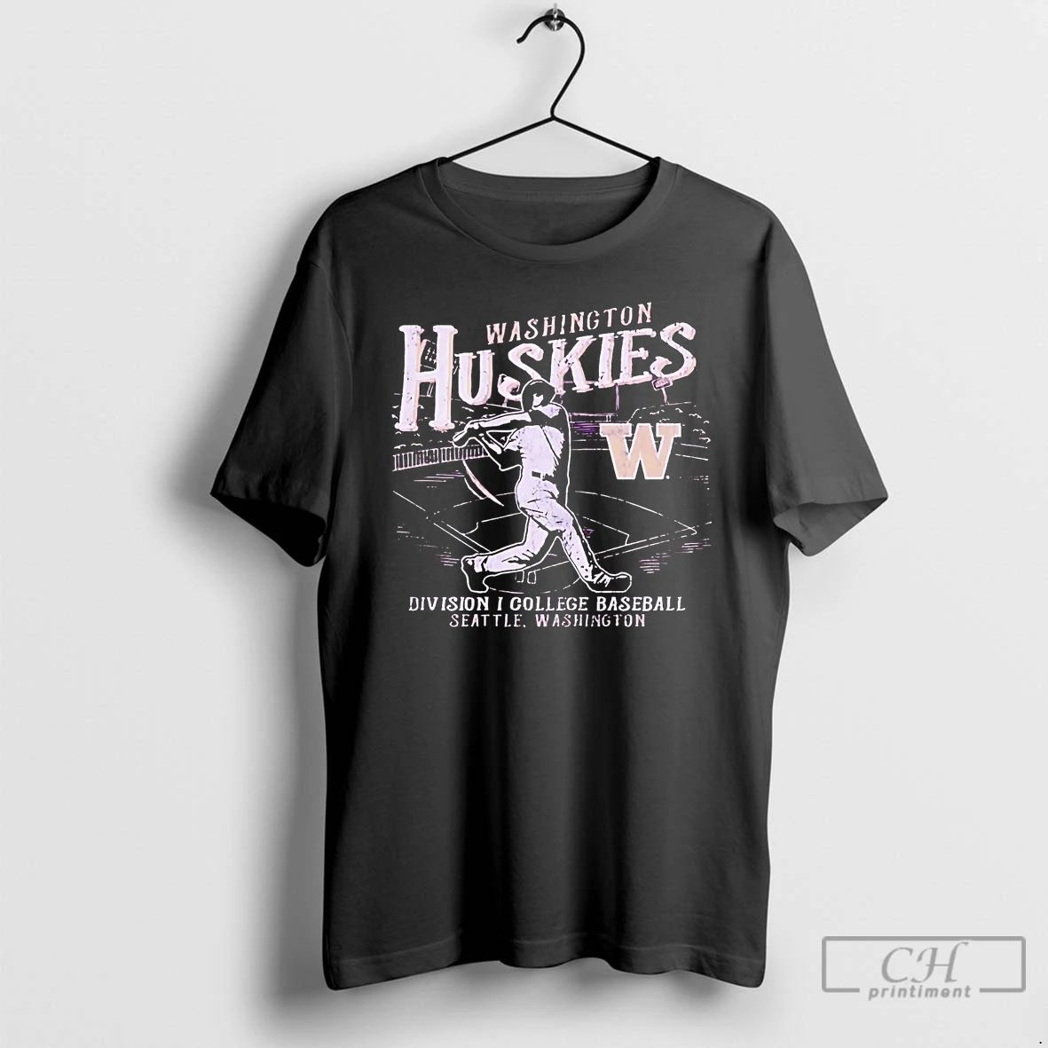 Classic Washington Huskies Division I Big Ten Conference T Shirts