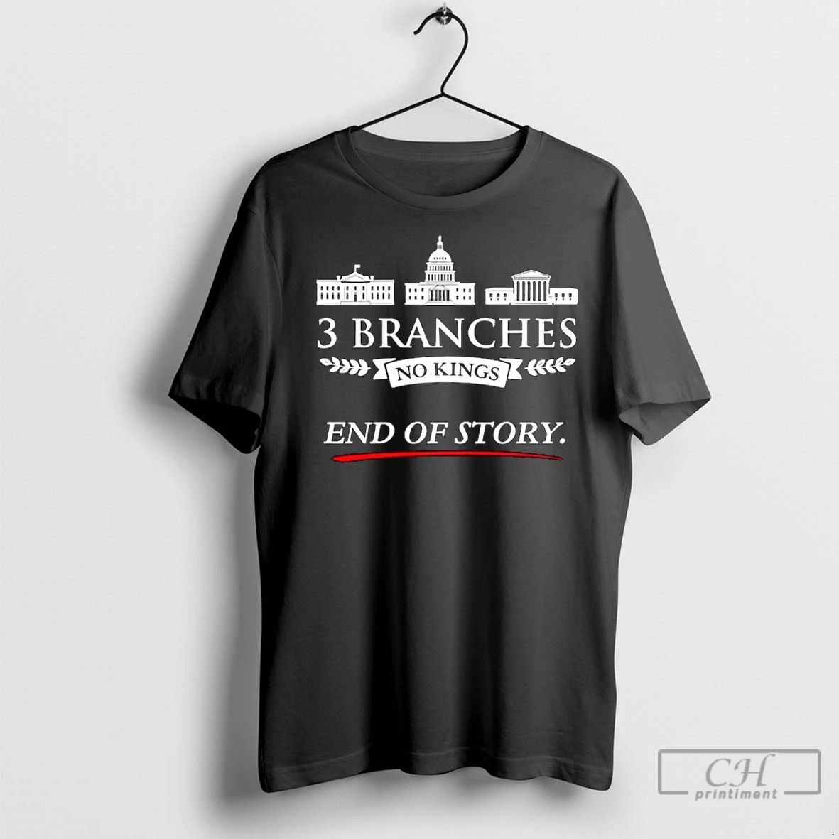 Classic 3 Branches No Kings End Of Story Ornaments