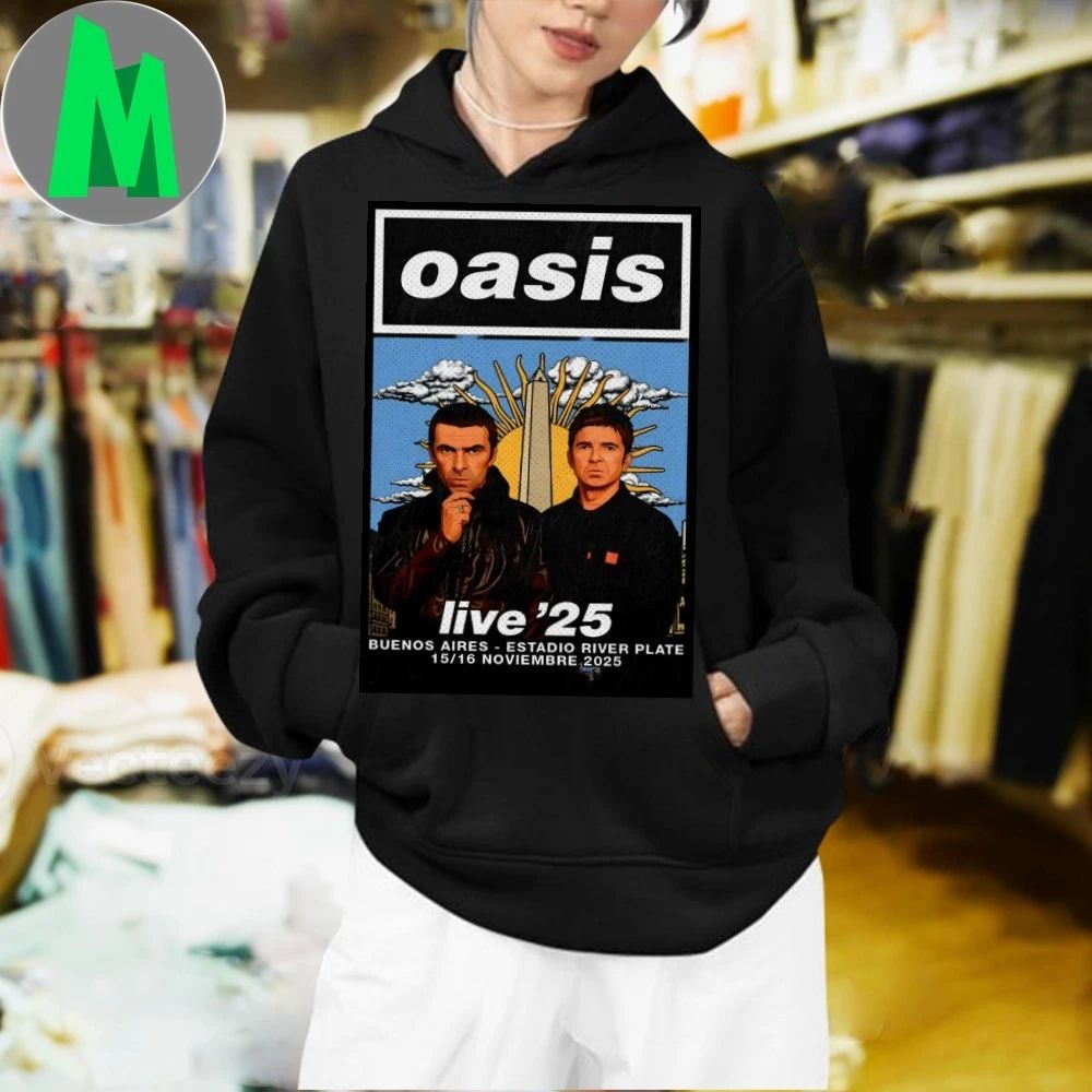 Oasis November 15-16 2025 Buenos Aires Argentina Poster Shirt